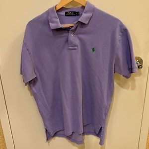 Used Polo by Ralph Lauren Men’s L purple polo shirt.